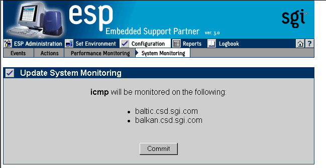 Figure 5-54 System Monitoring Change Verification Screen (System Group Manager Mode)