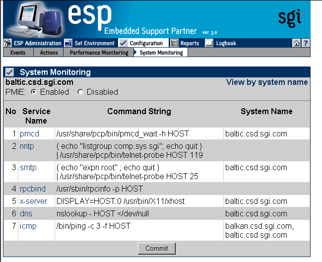 Figure 5-55 Updated System Monitoring Window (System Group Manager Mode)