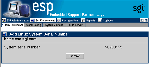 Figure 4-3 Add Linux System Serial Number Verification Window (Single System Manager Mode)